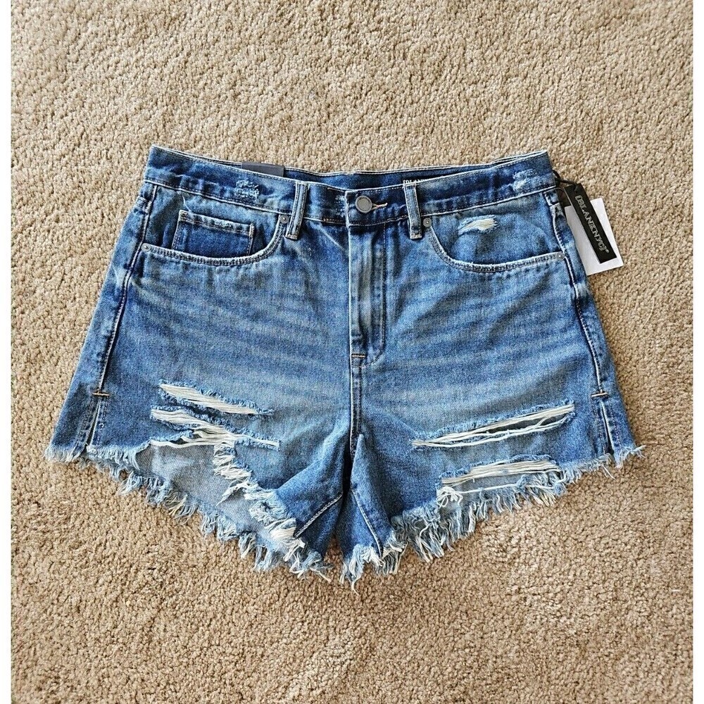 Blank NYC The Barrow Vintage High Rise Denim Jean Shorts Size 29